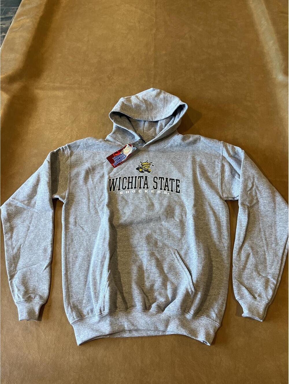 Wichita State Shockers Hoodie Gray (Youth XL) NWT